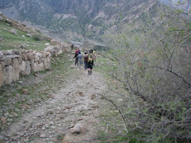 مسیر راه آبشار شوی دزفول