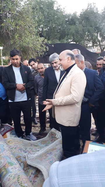 فروش فرش ، قاليچه و تابلو فرش دستباف ابريشمي خانم نجفوند انديمشك