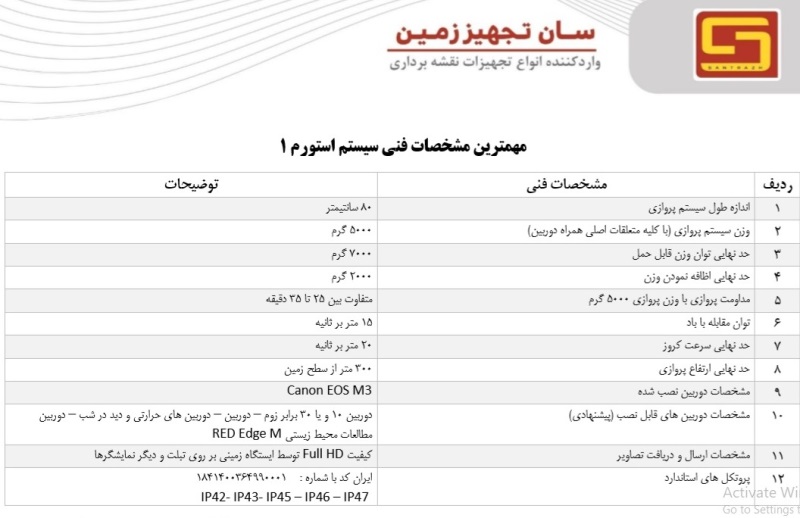 فروش پهپاد (پهباد) نقشه برداری