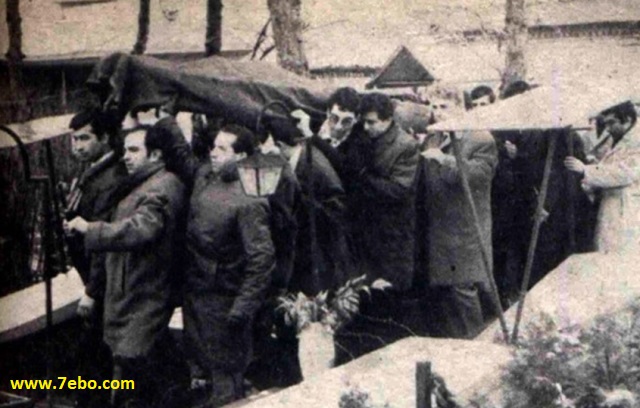 تشییع فروغ فرخزاد ظهیرالدوله