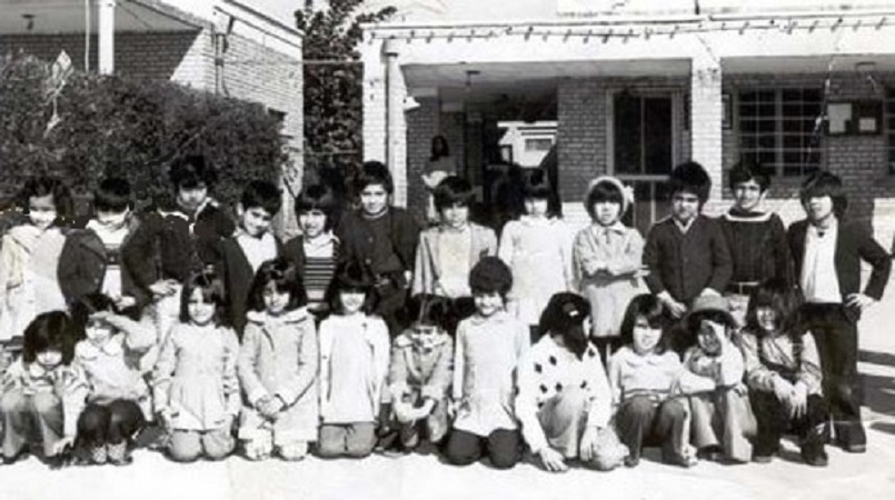 دبستان کسری آبادان سال 1353 عکس متعلق به سروش شینی دشتگل