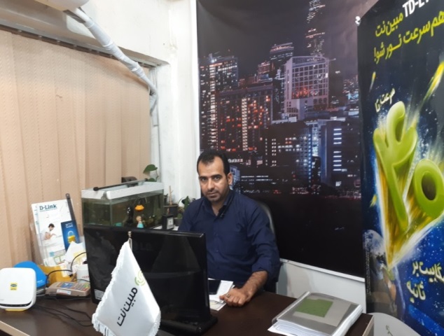 فروش اینترنت ایرانسل و انواع مودم ،5G ،4G،Adsl وTD.LTD طبقه دوم بازار بزرگ اهواز به مدیریت روحانی