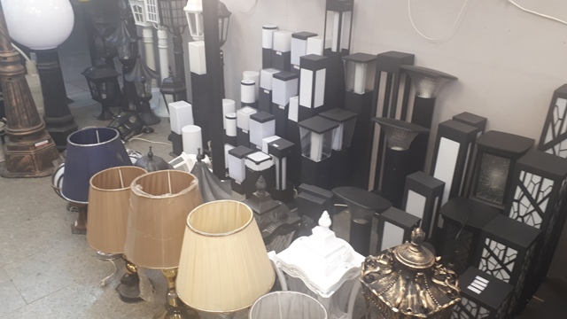 انواع چراغ پارکی،حیاطی،باغی پایه دار و دیواری اهواز به مدیریت صادقی
