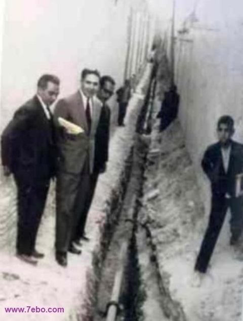 افتتاح لوله کشی آب1344 توسط استاندار وقت ابراهیم پارسا