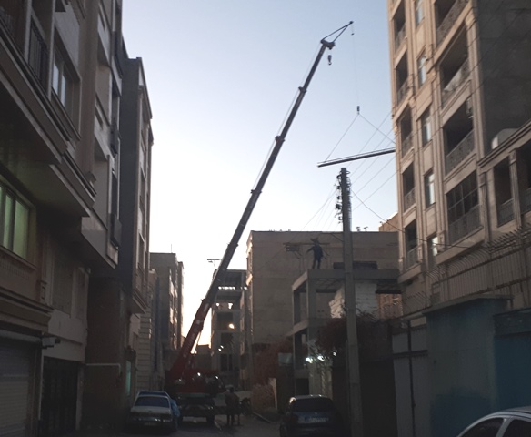 جرثقیل ملایر به مدیریت امید حاتمی