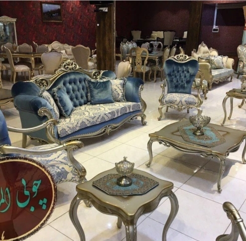 مبلمان سلطنتی ملایر به مدیریت محمد ونائی Malayer sofa