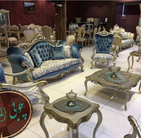 مبلمان سلطنتی ملایر به مدیریت محمد ونائی  Malayer sofa